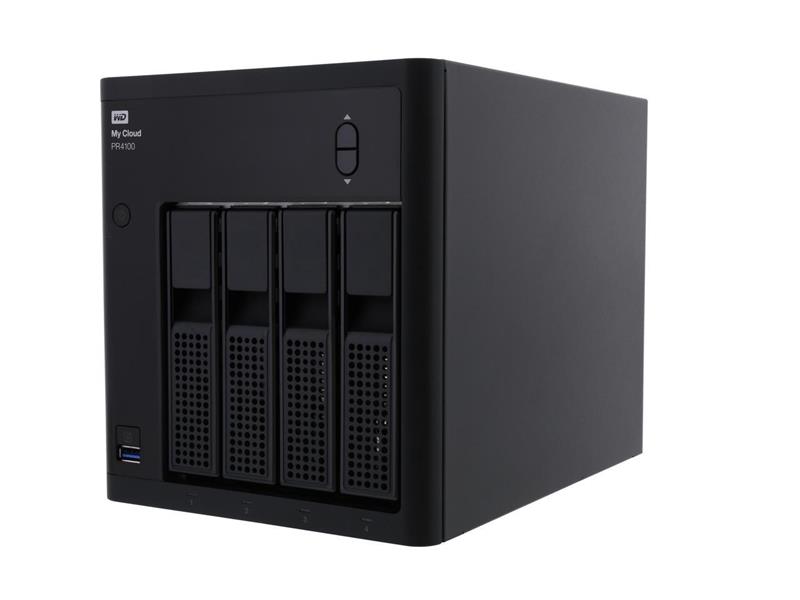 WD 0TB My Cloud PR4100 Pro  NAS - Network Attached Storage Model WDBNFA0000NBK-SESN _118MC